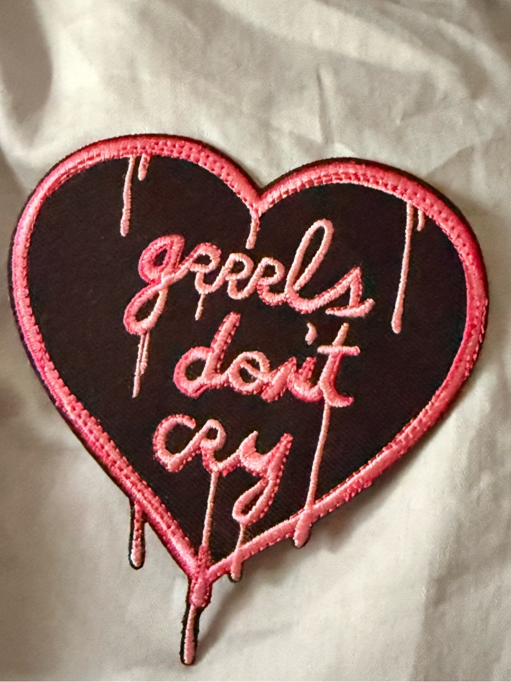 NWT Official Jack Off Jill Grrrls Don’t Cry Patch